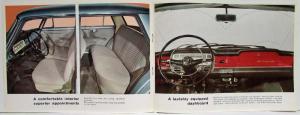 1962 Fiat 1300 & 1500 The Medium Size Car of Class Sales Brochure