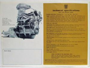 1962 Fiat 1100 Special Sales Folder