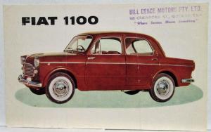 1962-1966 Fiat 1100 Sales Folder - Australian