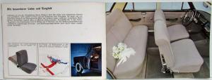 1964 Fiat Luxus 2300 Luxus Sales Brochure - German Text