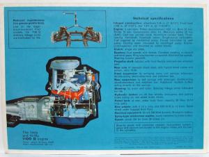 1965 Fiat 1100D Station Wagon Sales Folder
