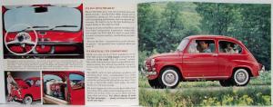 1965 Fiat 600D Sales Folder