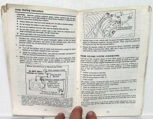 1985 Chevrolet Van Owners Manual G Sereis 1500 2500 3500
