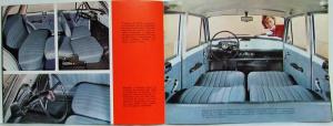 1966 Fiat 1100D Sales Brochure - Portuguese Text