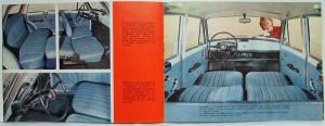 1966 Fiat 1100D Sales Brochure - French Text