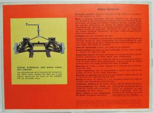 1966 Fiat 1100D Sales Brochure - French Text