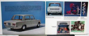 1966 Fiat 124 with Five Passenger Comfort and Safety Sales Folder