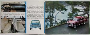 1966 Fiat 1800 B Sales Folder - French Text