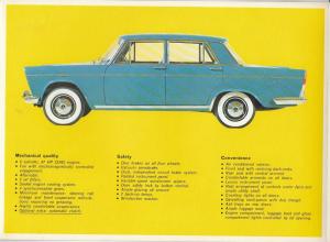 1966 Fiat 1800 B Sales Folder