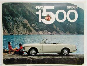 1966-1967 Fiat 1500 Spider Sales Folder