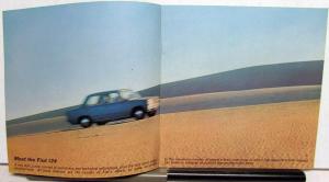 1967 Fiat 124 Small Sales Brochure