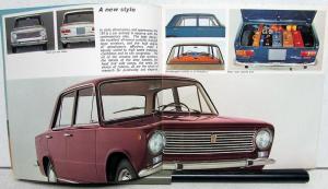 1967 Fiat 124 Small Sales Brochure