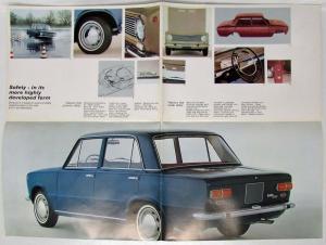 1967 Fiat 124 Sales Folder Brochure