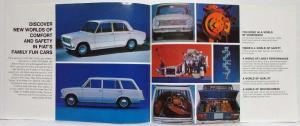 1967 Fiat 124 Best of Everything Sedan and Station Wagon Sales Brochure