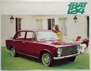 1966-1969 Fiat 124 Sales Folder - French Text