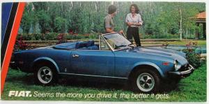 1979 Fiat Spider 2000 Postcard