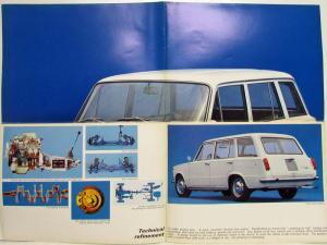 1970 Fiat 124 Station Wagon Sales Folder Poster