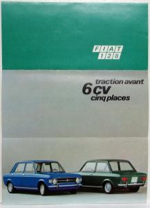 1970 Fiat 128 Spec Folder - French Text
