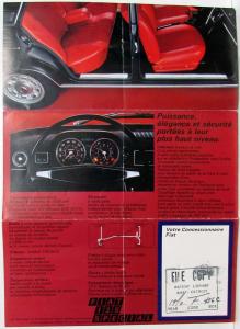 1971 Fiat 125 Special Spec Folder - French Text