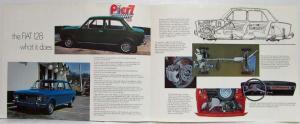 1971 Fiat 128 Sales Folder
