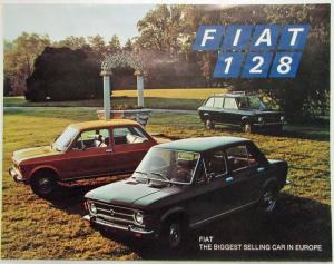 1972 Fiat 128 Line of Cars Sales Folder