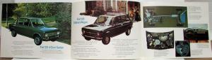 1972 Fiat 128 Line of Cars Sales Folder