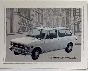 1972 Fiat 128 Station Wagon Spec Sheet