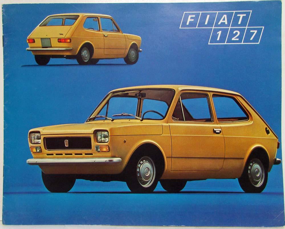 1972 Fiat 127 Sales Brochure - German Text