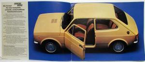 1972 Fiat 127 Sales Brochure - German Text
