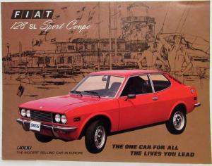 1973 Fiat 128 SL Sport Coupe Sales Folder