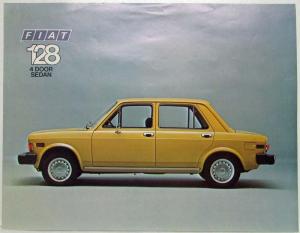 1973 Fiat 128 4 Door Sedan Spec Sheet