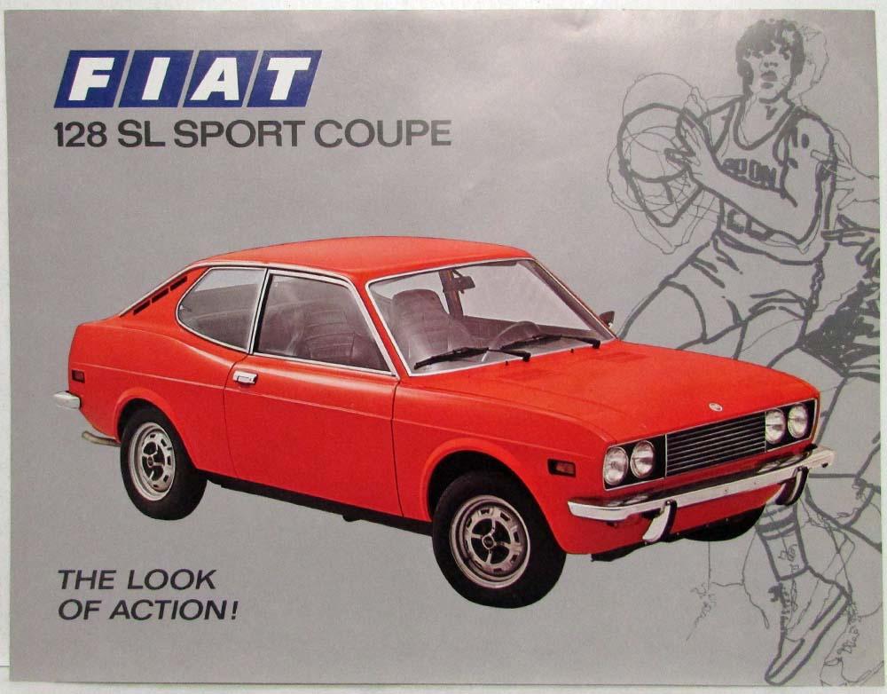 1970-1973 Fiat 128 SL Sport Coupe The Look of Action Spec Sheet