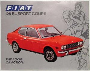 1970-1973 Fiat 128 SL Sport Coupe The Look of Action Spec Sheet
