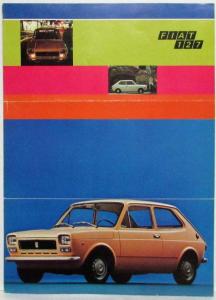 1973 Fiat 127 Sales Folder Poster - French Text