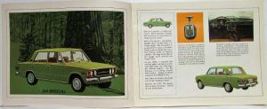 1972-1973 Fiat Family Cars Sales Brochure