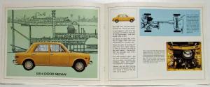 1972-1973 Fiat Family Cars Sales Brochure