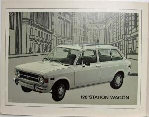 1972-1973 Fiat Family Cars Sales Brochure