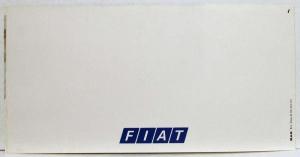 1973 Fiat Regata Sales Folder - French Text