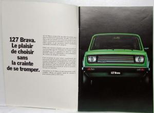 1973 Fiat 127 Brava Sales Brochure