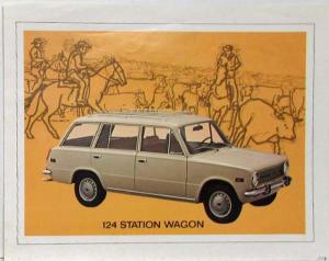 1973 Fiat 124 Station Wagon Spec Sheet