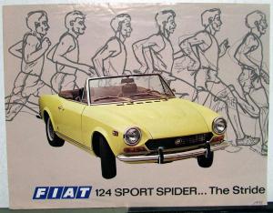 1973 Fiat 124 Sport Spider The Stride Spec Sheet