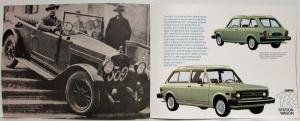 1974 Fiat Family Cars 75th Anniversary Sales Brochure