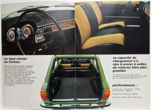 1974 Fiat 128 Break 3 Portes Sales Brochure - Italian Text