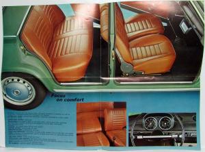 1974 Fiat 124 Special Focus Oversized Sales Brochure