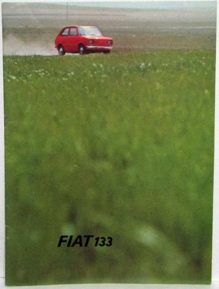 1974 Fiat 133 Sales Brochure