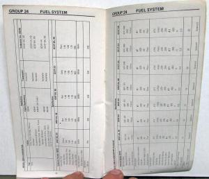 1972 Ford Mercury Service Specs Pass Car Thunderbird Mustang Torino Lincoln