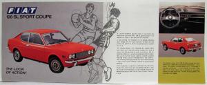 1974 Fiat Sports Cars America Discovers Sales Brochure 124 128 850