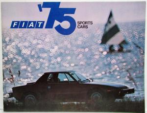 1975 Fiat Sports Cars Sales Brochure