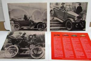 1975 Fiat Sales Sheets with Spec Sheet - Set of 8 - X1/9 128 124