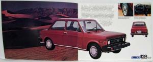 1975 Fiat Family Cars Sales Brochure